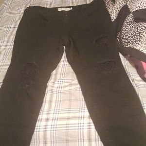Torrid jeggings..lace backed